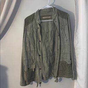 olive green jacket
